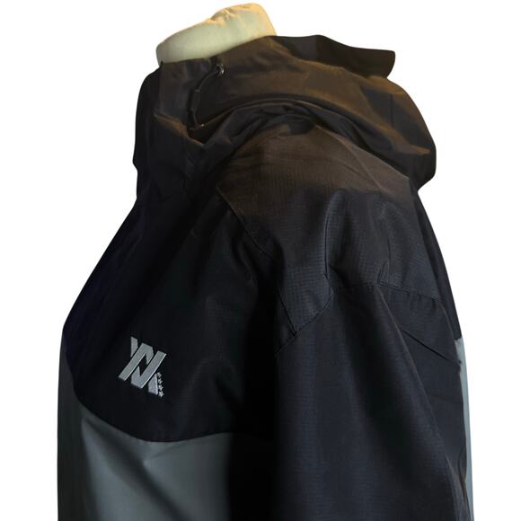 Dixxon Gray and Black Tech Windbreaker Jacket, Men's Size Large Tall, NWT - Picture 9 of 11